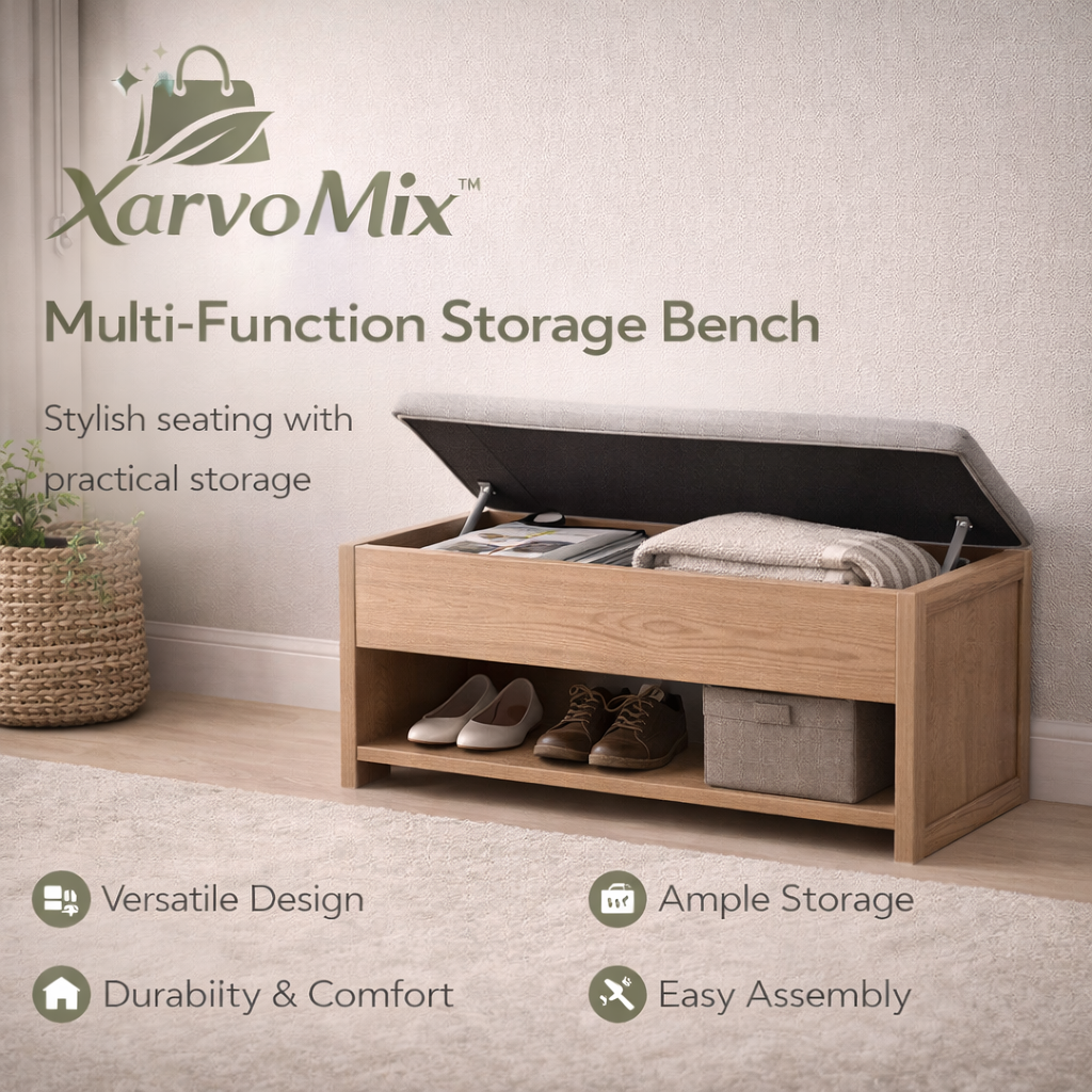 XarvoMix™ Multi-Function Storage Bench