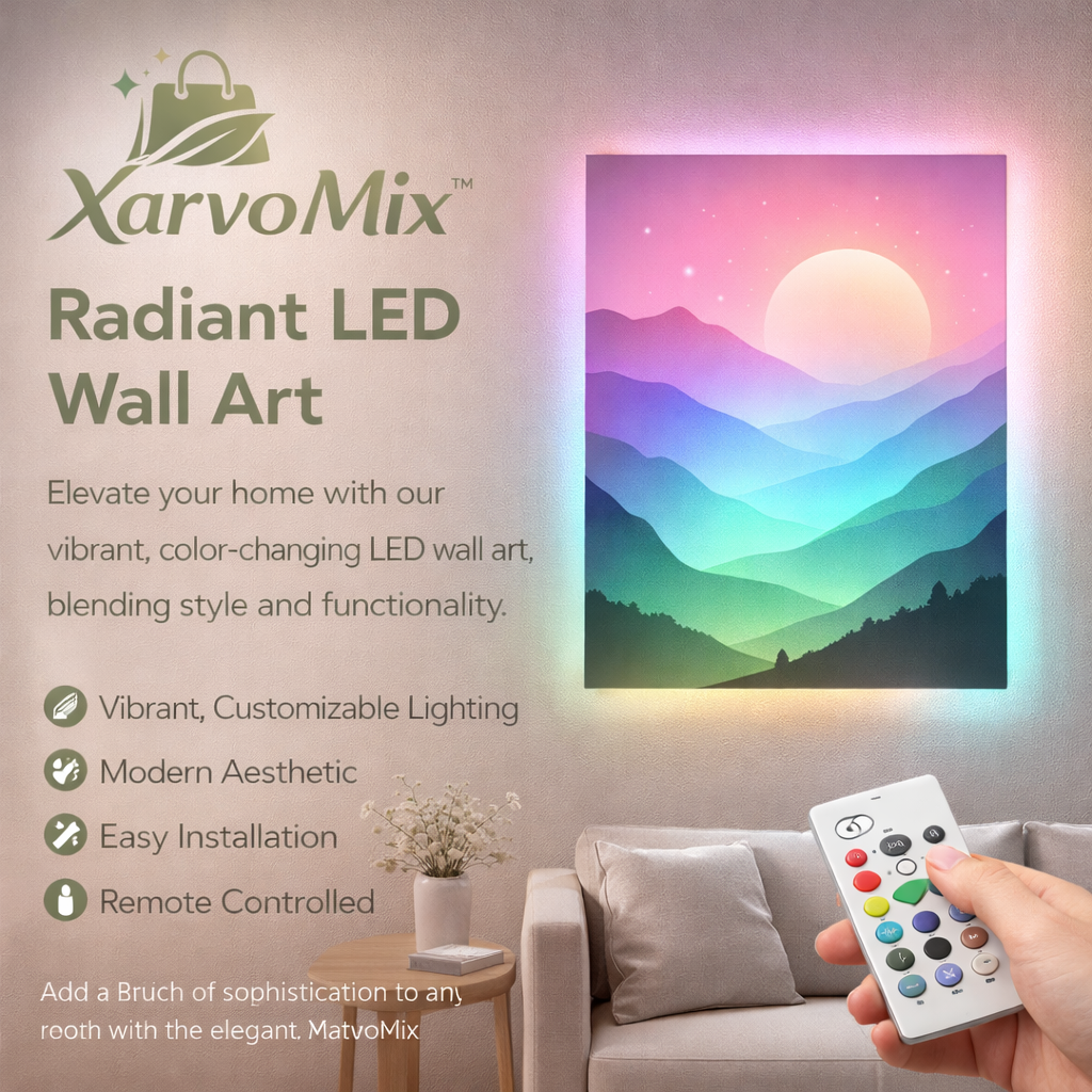 XarvoMix™ Radiant LED Wall Art